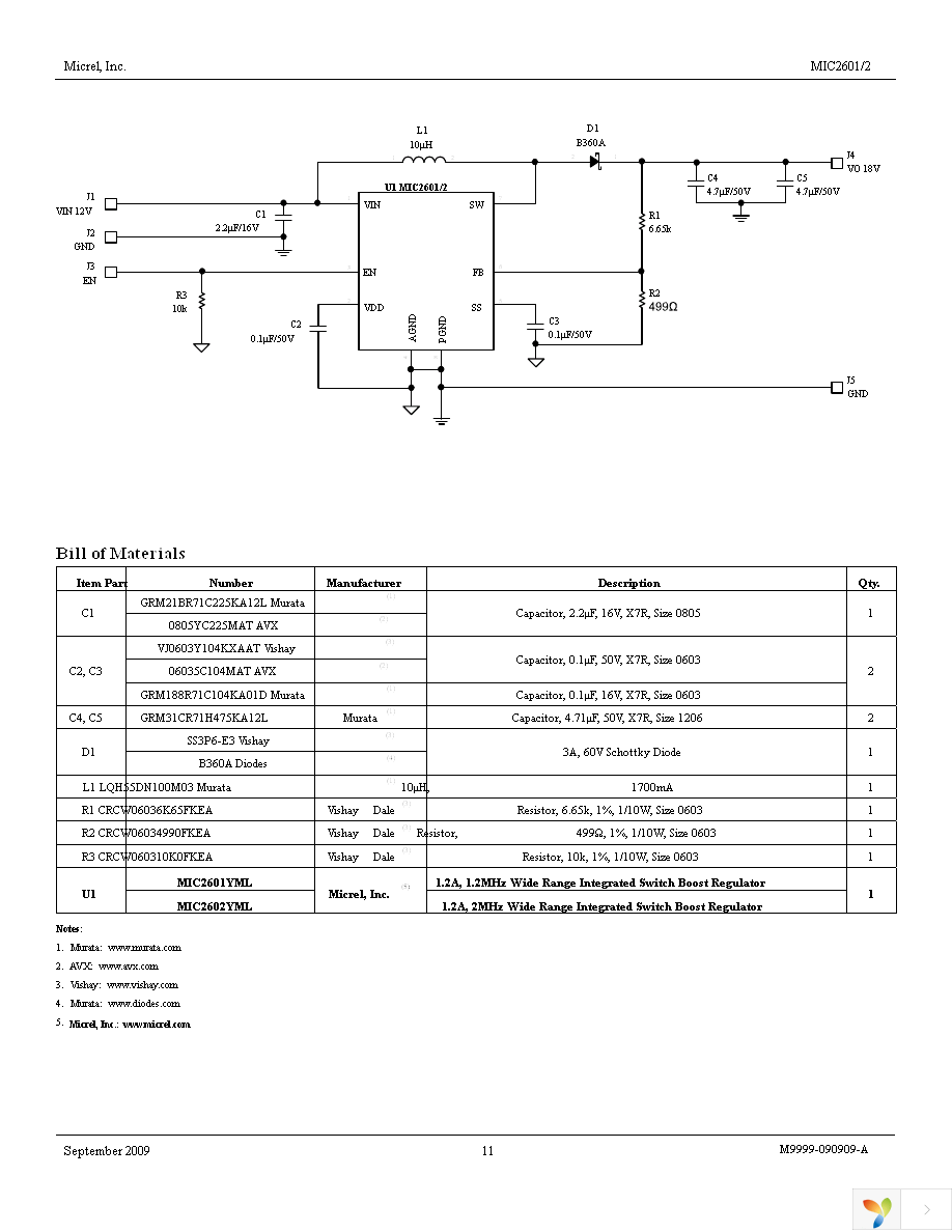 MIC2601YML TR Page 11